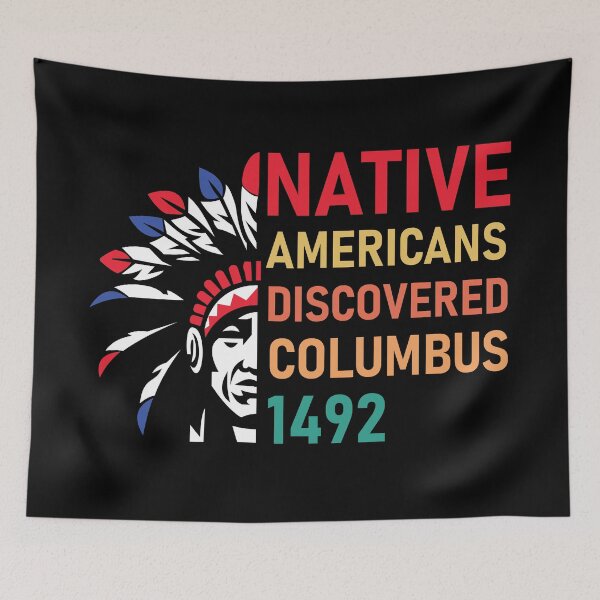 Item preview, 1492 Pre Columbus Decolonize Native American Indigenous l Indigenous Peoples' Day l Gifts designed and sold by kpluslk.