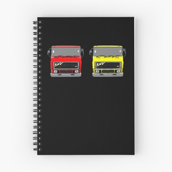 Item preview, red lorry yellow lorry classic 1980s ERF pair designed and sold by soitwouldseem.