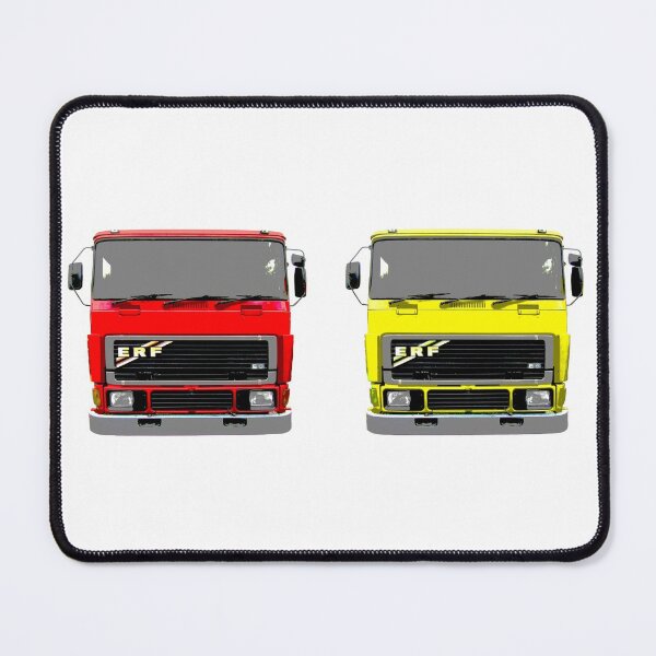 Item preview, red lorry yellow lorry classic 1980s ERF pair designed and sold by soitwouldseem.