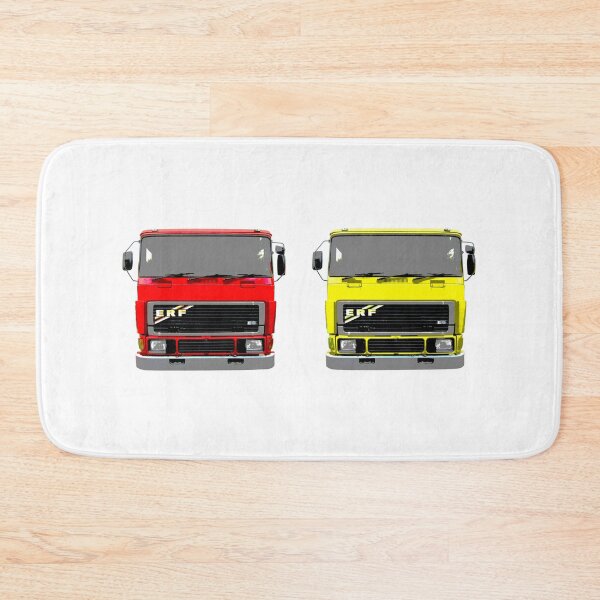 Item preview, red lorry yellow lorry classic 1980s ERF pair designed and sold by soitwouldseem.