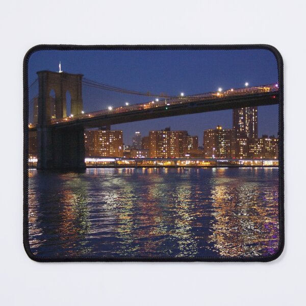 Item preview, Brooklyn Bridge at night designed and sold by MKP Productions.