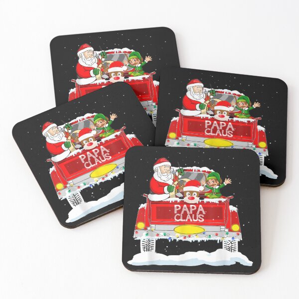 Item preview, Mens Papa Claus Reindeer Elf Truck Rides Christmas designed and sold by lishakaren.