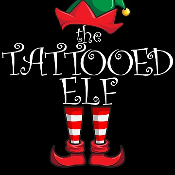 Imagen de la obra Tattooed Elf Matching Family Christmas Pajama Tattooed Elf Gear de DynamicDesign