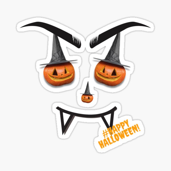 Daisydoos1 Happy Halloween Ghost of 2023 Classic T-Shirts,Halloween T-shirts with pumpkin eyes, Sticker