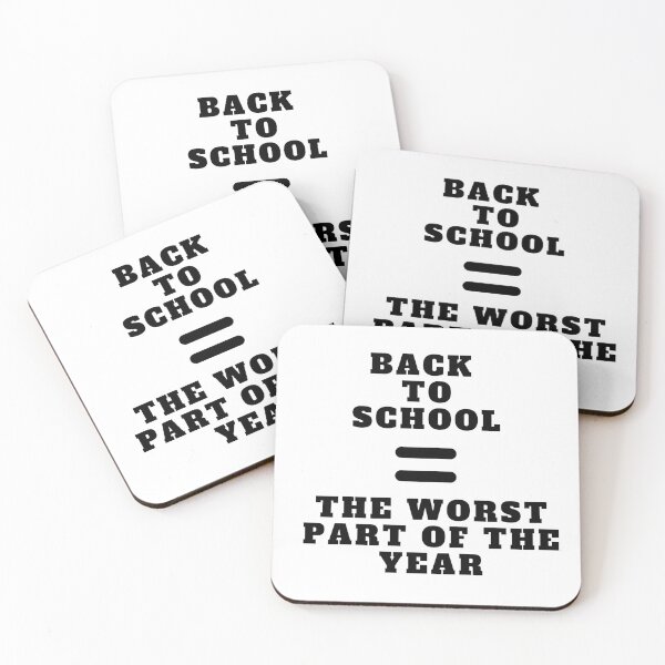 Item preview, Back To School Equals The Worst Part Of The Year designed and sold by Amine-Creation.
