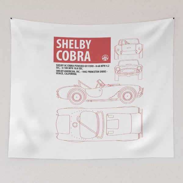 Item preview, Shelby AC Cobra 1965 Vintage Retro Ford Muscle Car designed and sold by tmartinezta.