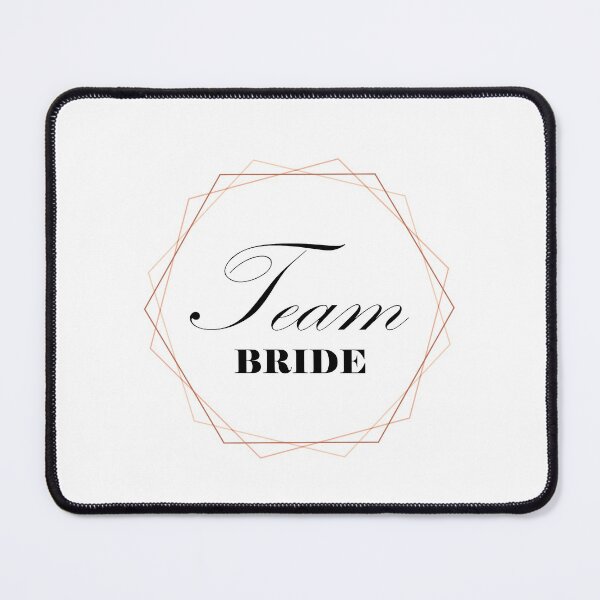 Item preview, Team Bride, elegant lettering in black with frame designed and sold by -vage-.