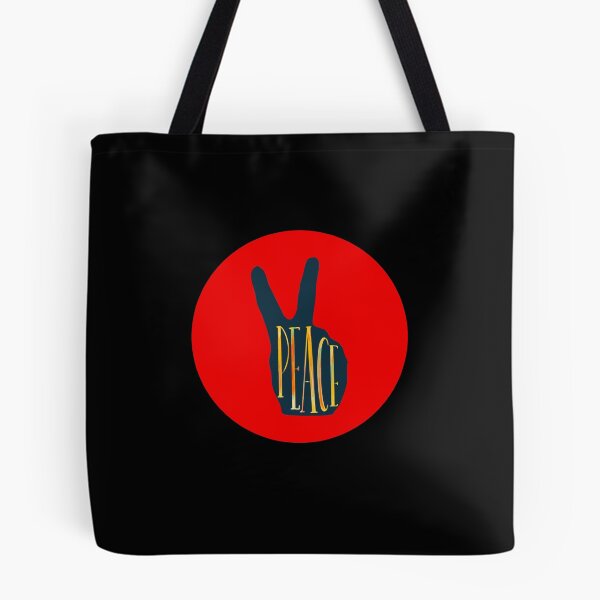 Item preview, Peace Hand Sign Peace red Love Freedom Hippie Gift designed and sold by Hyper-Field.