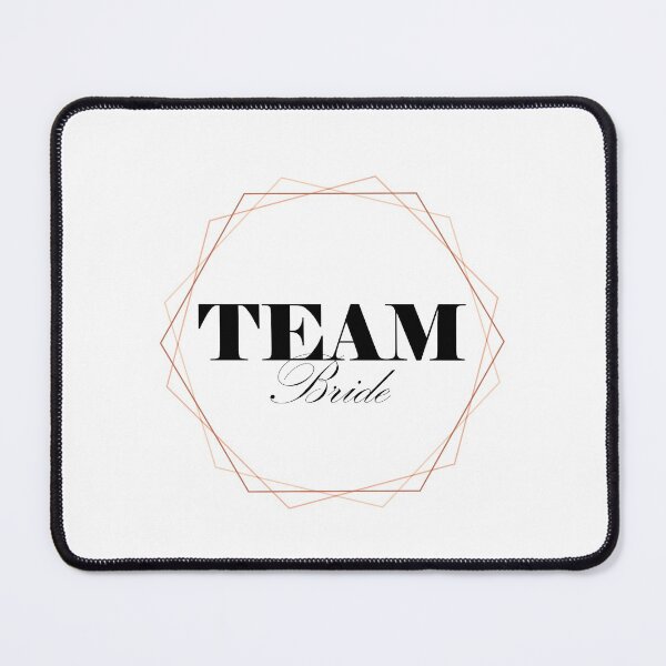 Item preview, Team Bride, elegant lettering in black with frame designed and sold by -vage-.