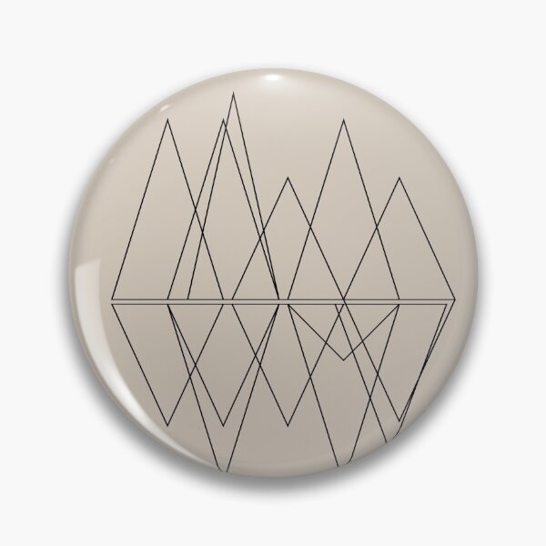 Item preview, Multiple overlapping triangle lines designed and sold by Shawa Shop.