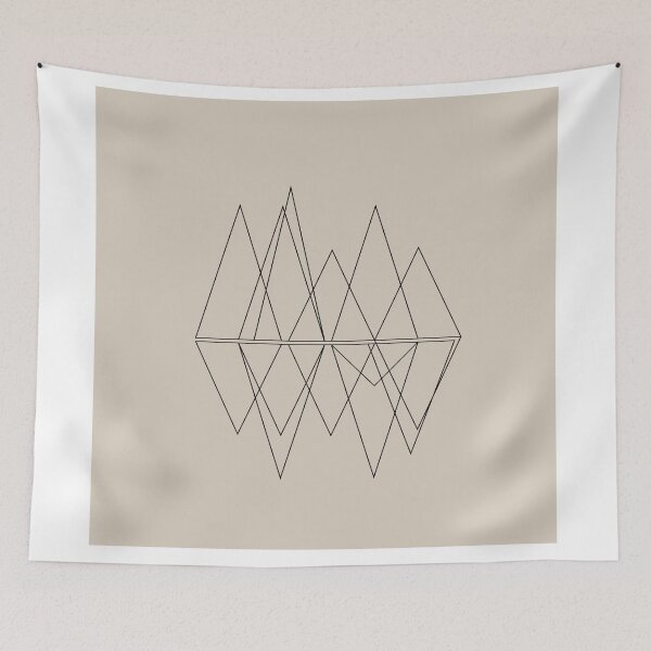 Item preview, Multiple overlapping triangle lines designed and sold by Shawa Shop.