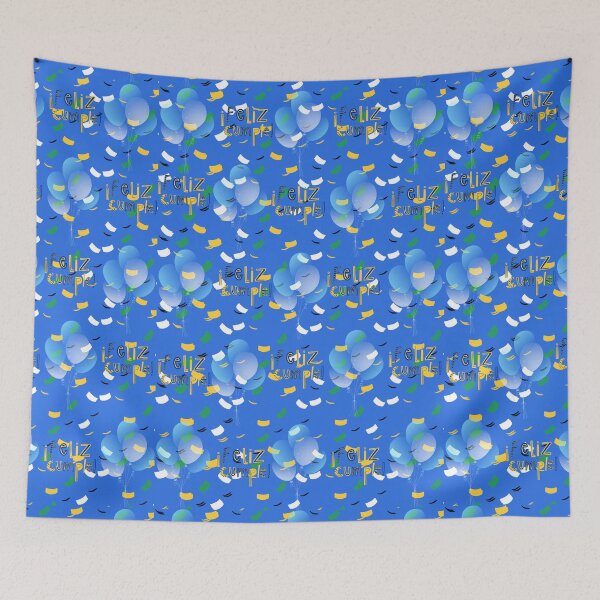 Item preview, Happy birthday blue tones designed and sold by PATRICIA-VANIA.