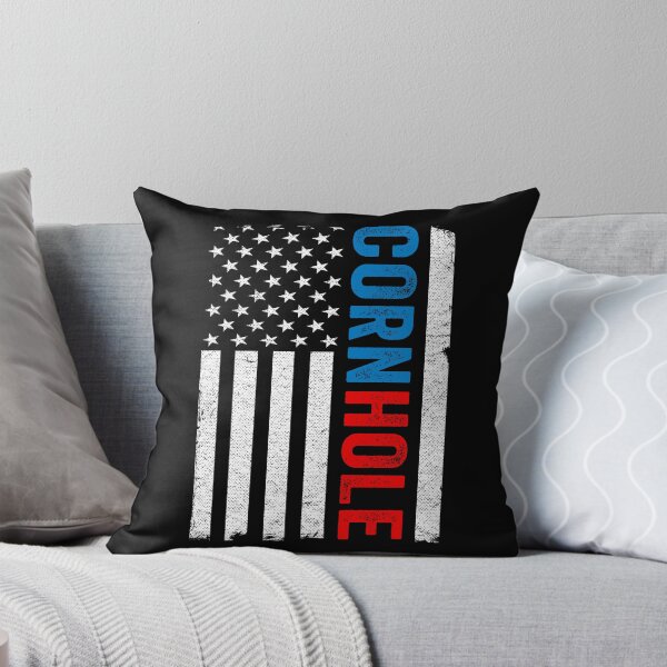Item preview, US American Flag Corn Hole Bean Bag Toss Player Cornhole designed and sold by Stronzi.