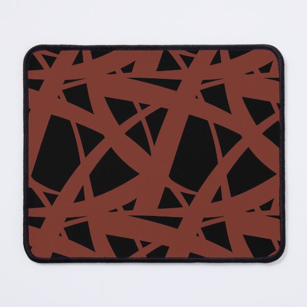 Item preview, Red and Black Abstract Mosaic Pattern 3 Coordinates w/ Farrow and Ball Incarnadine No.248 2022 Popular Color - Colour - Trending Hue designed and sold by ColorOfTheYears.