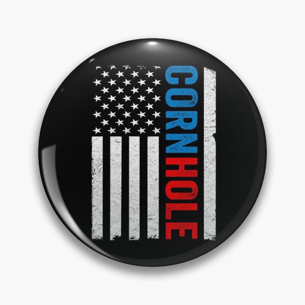 Item preview, US American Flag Corn Hole Bean Bag Toss Player Cornhole designed and sold by Stronzi.