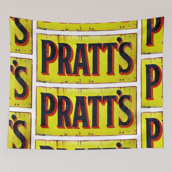 Item preview, Pratts, Vintage Enamel sign designed and sold by JonDelorme.