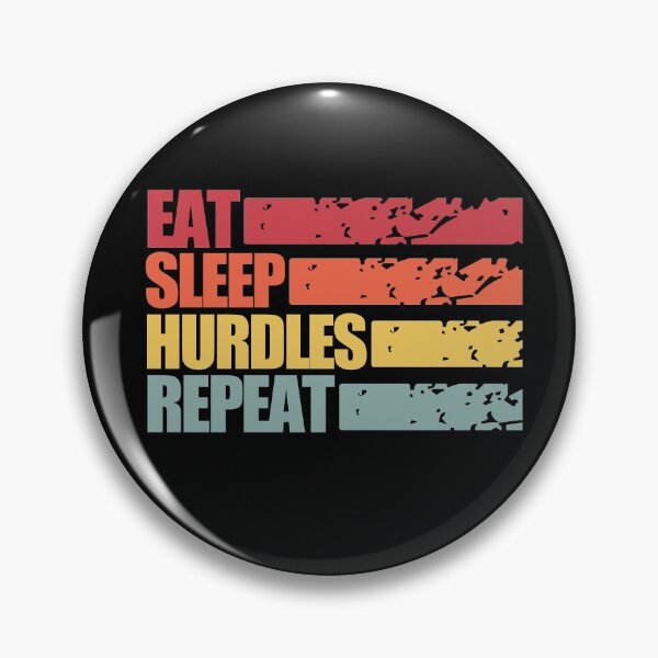 Item preview, Eat Sleep Hurdles Repeat designed and sold by CreativeMansion.