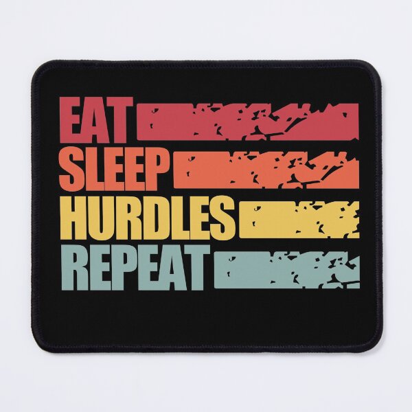 Item preview, Eat Sleep Hurdles Repeat designed and sold by CreativeMansion.