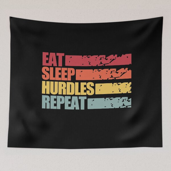 Item preview, Eat Sleep Hurdles Repeat designed and sold by CreativeMansion.
