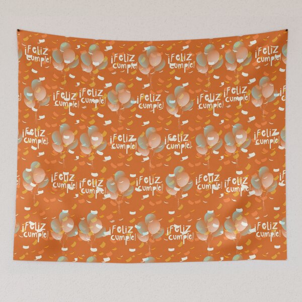Item preview, Happy Birthday orange tones designed and sold by PATRICIA-VANIA.