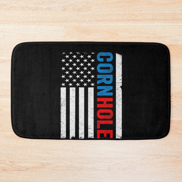 Item preview, US American Flag Corn Hole Bean Bag Toss Player Cornhole designed and sold by Stronzi.