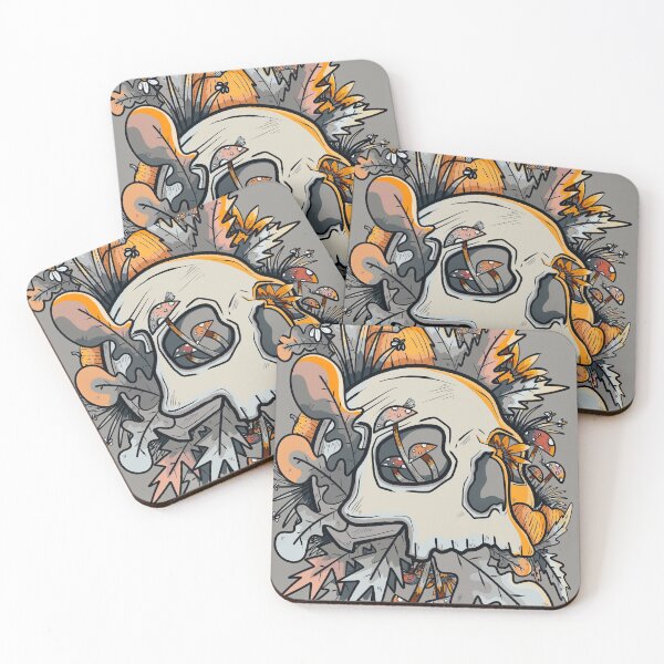 Item preview, Mushrooms and the skull designed and sold by Swadeillustrations.