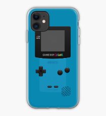 Blue Nintendo Gameboy Color iPhone Case