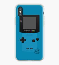 Vinilo o funda para iPhone Azul Nintendo Gameboy Color