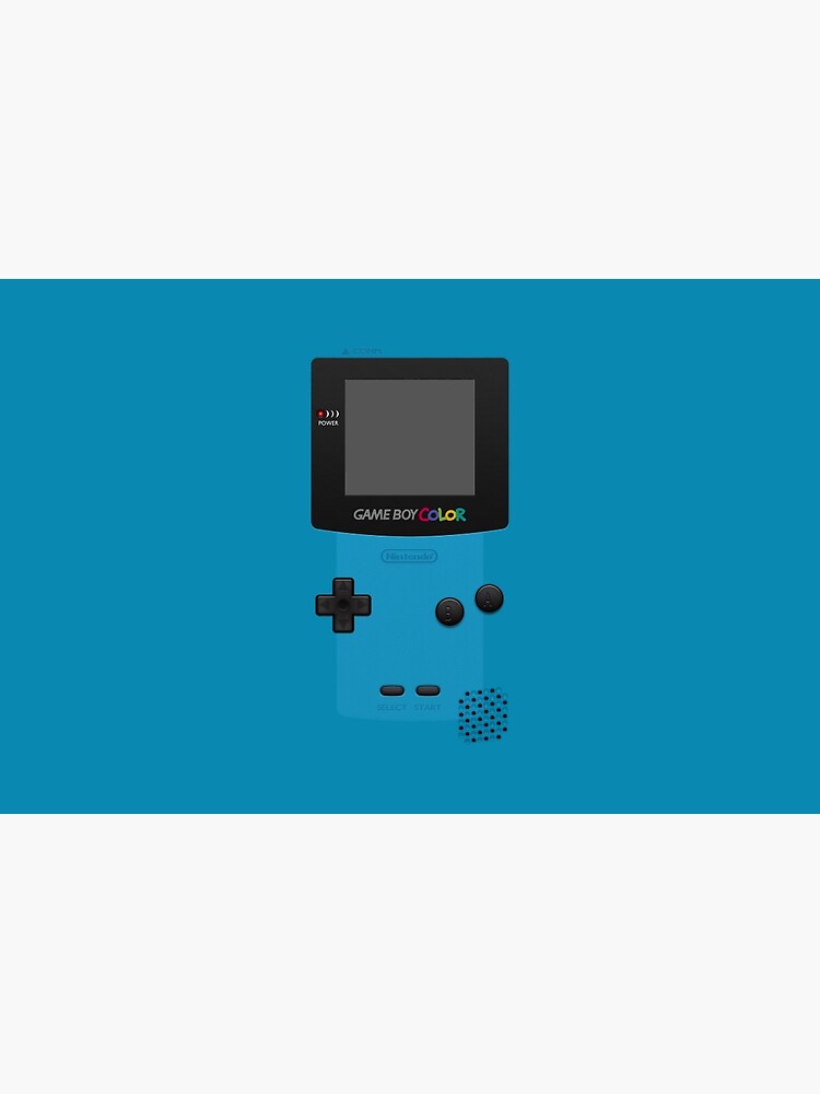 Blue Nintendo Gameboy Color Laptop Skin By Bubblywums Redbubble