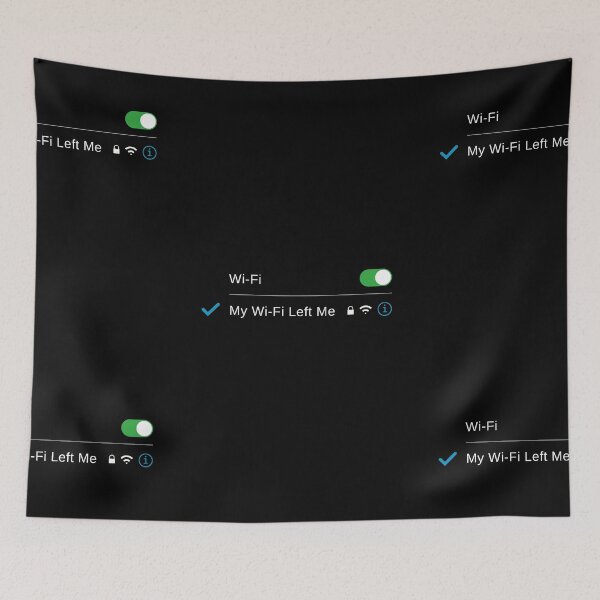 Item preview, My Wi-Fi Left Me | Wifi | Internet designed and sold by itsokaybyme.