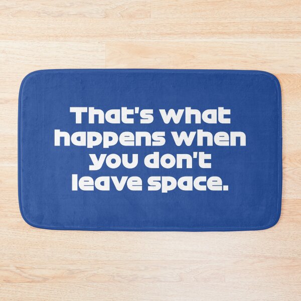 Item preview, That's What Happens When You Don't Leave Space - VER. Quote Monza GP 2021 (Dark Blue BG) designed and sold by FilipeFerreira.