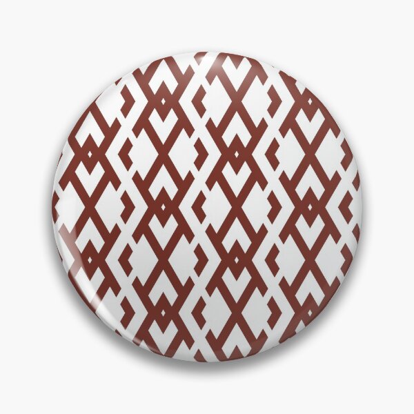 Item preview, Red and White Diamond Vertical Zig Zag Pattern Coordinates w/ Farrow and Ball Incarnadine No.248 2022 Popular Color - Colour - Trending Hue designed and sold by ColorOfTheYears.