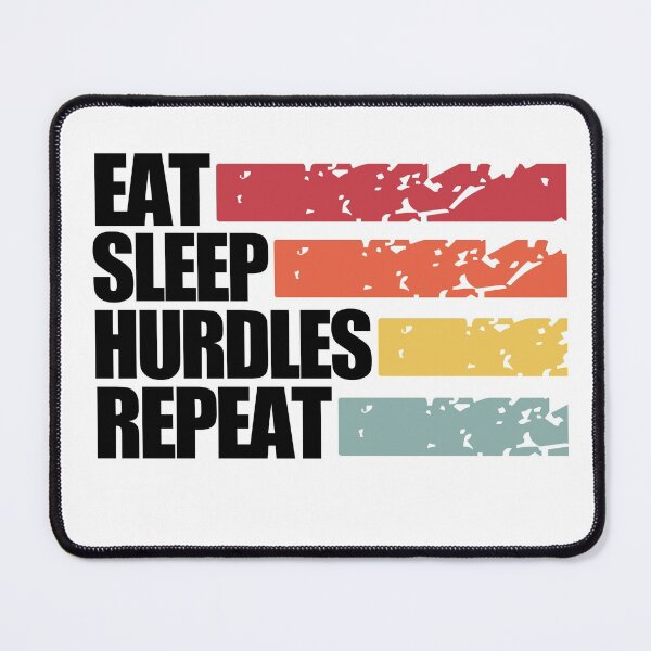 Item preview, Eat Sleep Hurdles Repeat designed and sold by CreativeMansion.