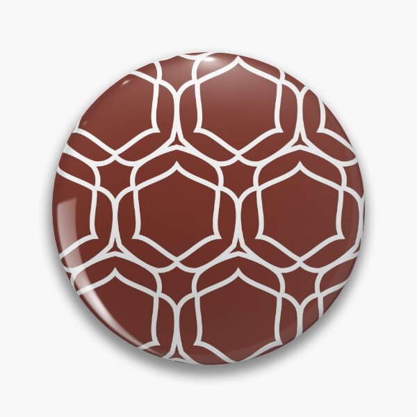 Item preview, Red and White Overlapping Shape Tile Pattern 2 Coordinates w/ Farrow and Ball Incarnadine No.248 2022 Popular Color - Colour - Trending Hue designed and sold by ColorOfTheYears.