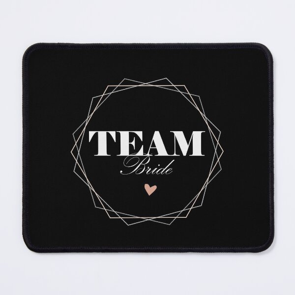 Item preview, Team Bride, elegant lettering in white with frame designed and sold by -vage-.