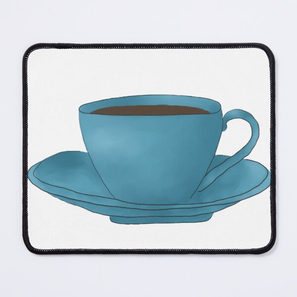 Item preview, Blue Teacup with Saucer designed and sold by alxandromeda.