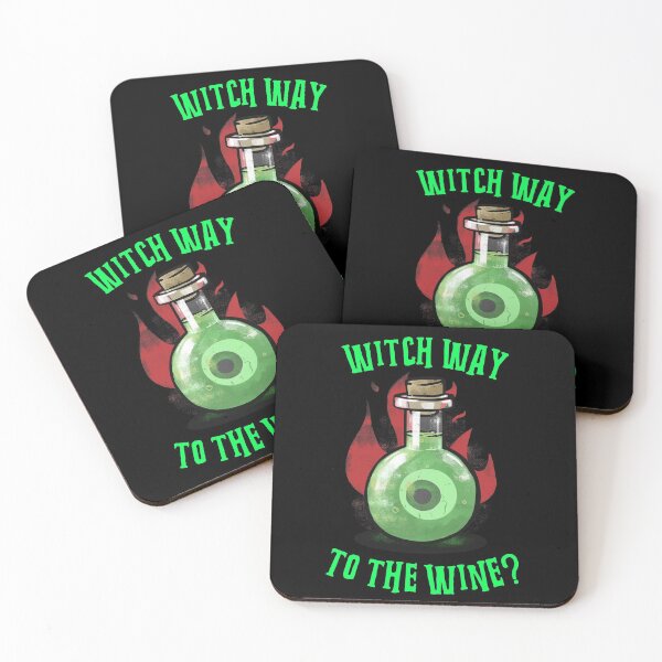 Item preview, Witch Way to the Wine Halloween Funny| Party Costume| Eyeball Potion designed and sold by Artventurous.