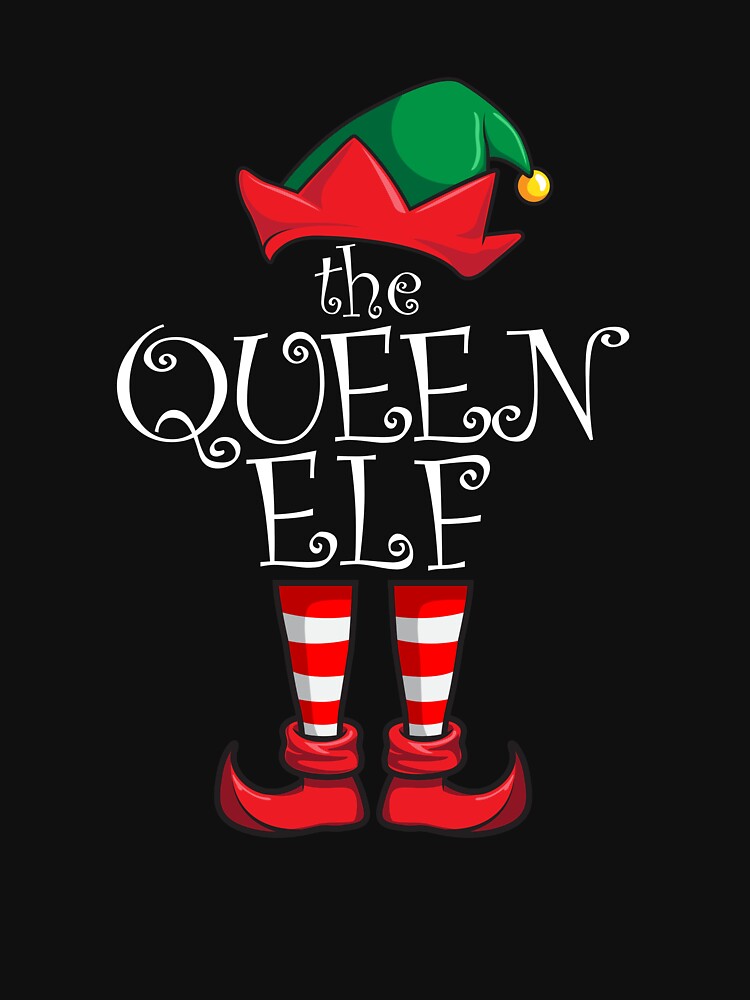 Discover Queen Elf Matching Family Christmas Party Pajama Queen Elf Gear Essential T-Shirt