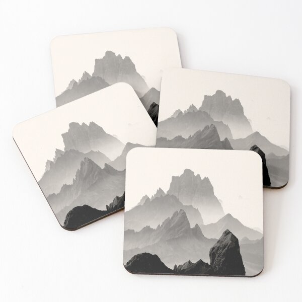 Item preview, Distant mountains l designed and sold by Shawa Shop.