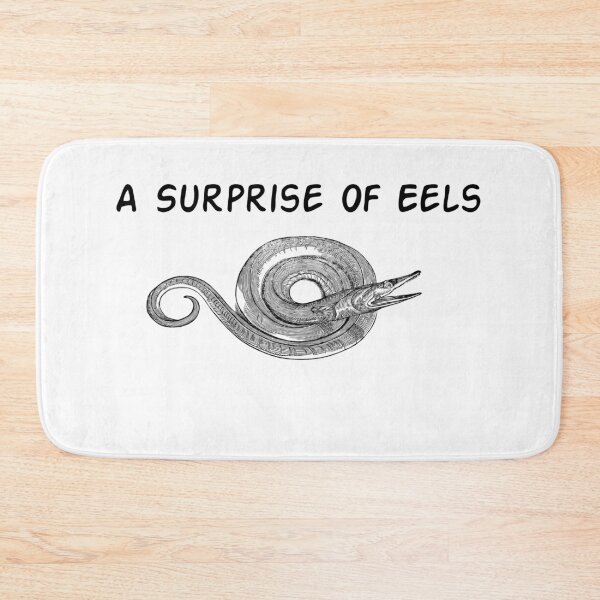 Item preview, A Surprise Of Eels, Funny Quotes , Funny Saying  designed and sold by Soukainadesign.