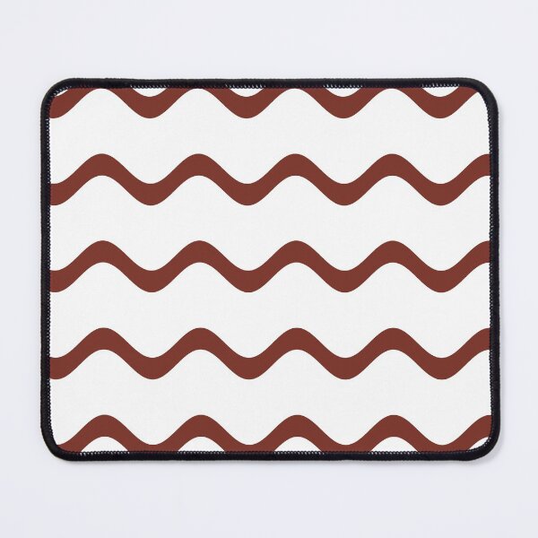 Item preview, Red and White Soft Rippled Stripe Pattern Coordinates w/ Farrow and Ball Incarnadine No.248 2022 Popular Color - Colour - Trending Hue designed and sold by ColorOfTheYears.