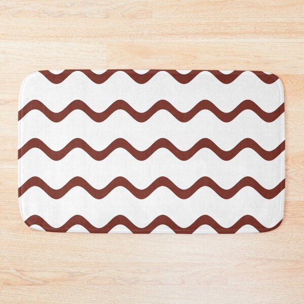 Item preview, Red and White Soft Rippled Stripe Pattern Coordinates w/ Farrow and Ball Incarnadine No.248 2022 Popular Color - Colour - Trending Hue designed and sold by ColorOfTheYears.