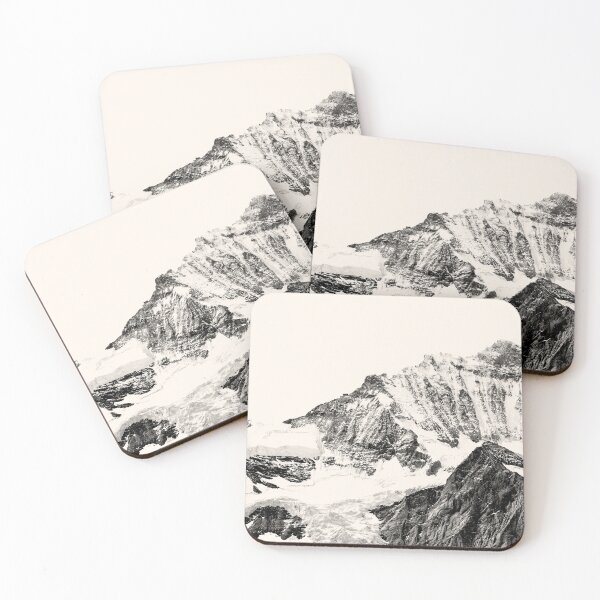 Artikelvorschau, Mountains in a snowstorm entworfen und verkauft von Shawa Shop.