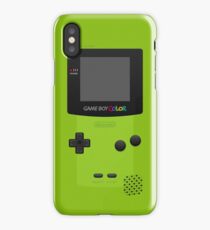 Green Nintendo Gameboy Color iPhone Case/Skin