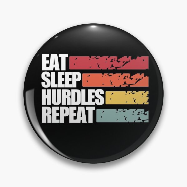 Item preview, Eat Sleep Hurdles Repeat designed and sold by CreativeMansion.