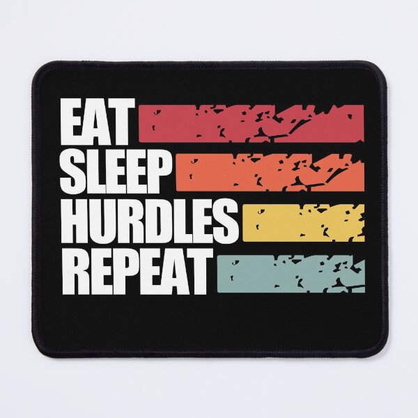 Item preview, Eat Sleep Hurdles Repeat designed and sold by CreativeMansion.