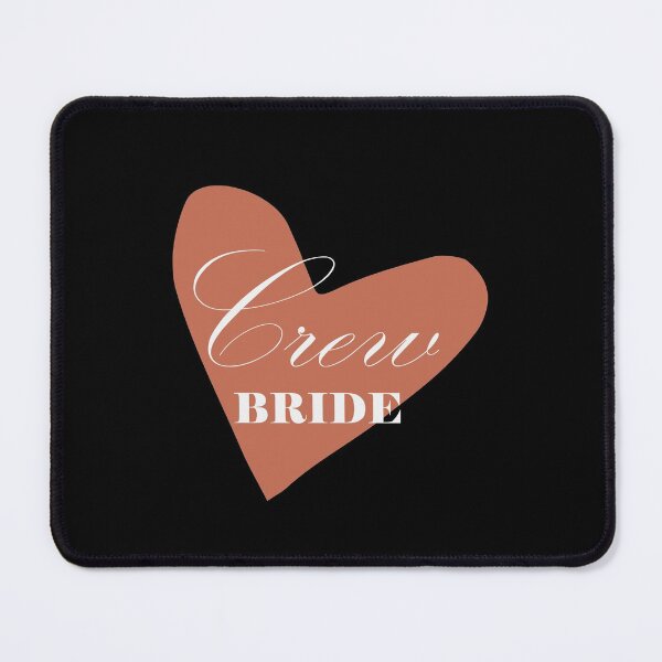 Item preview, Crew Bride, white on pink heart designed and sold by -vage-.