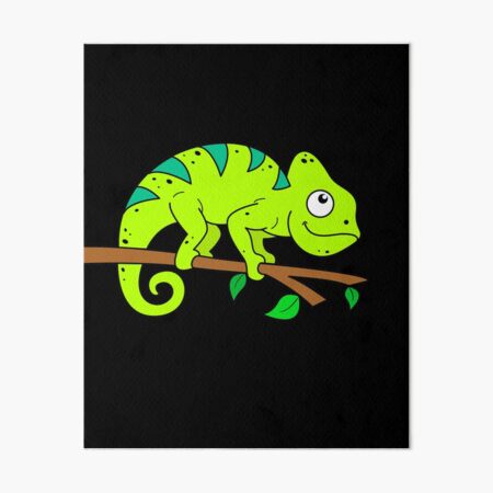 Veiled Chameleon Badge Reel Id Holder: Gift for Reptile Lovers