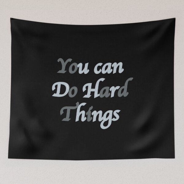Item preview, You Can Do Hard Things Shirt designed and sold by SukanyaShop.
