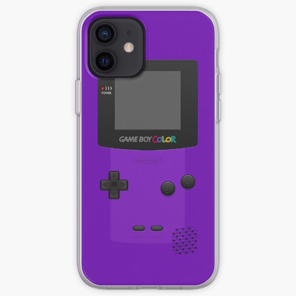 Purple Nintendo Gameboy Color iPhone Soft Case
